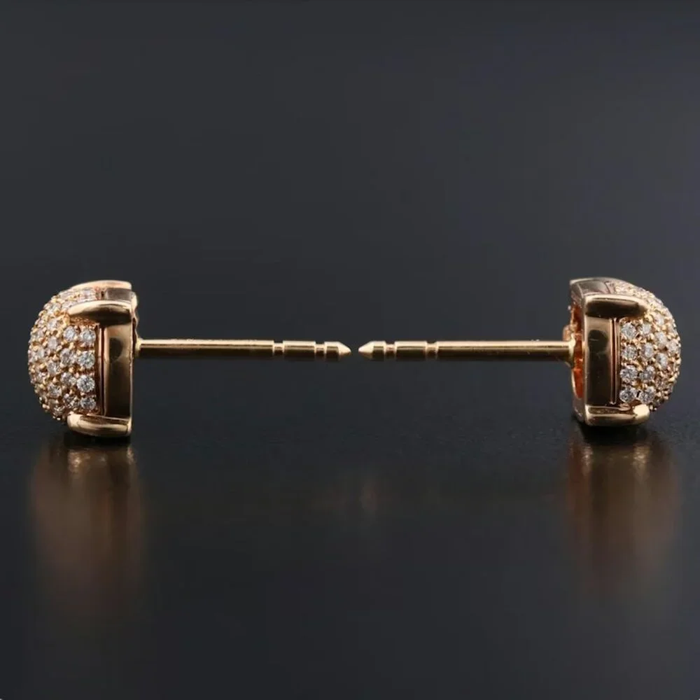 Tiffany & Co. Paloma Sugar Stacks 18K 0.50 CTW Pavé Diamond Stud Earrings